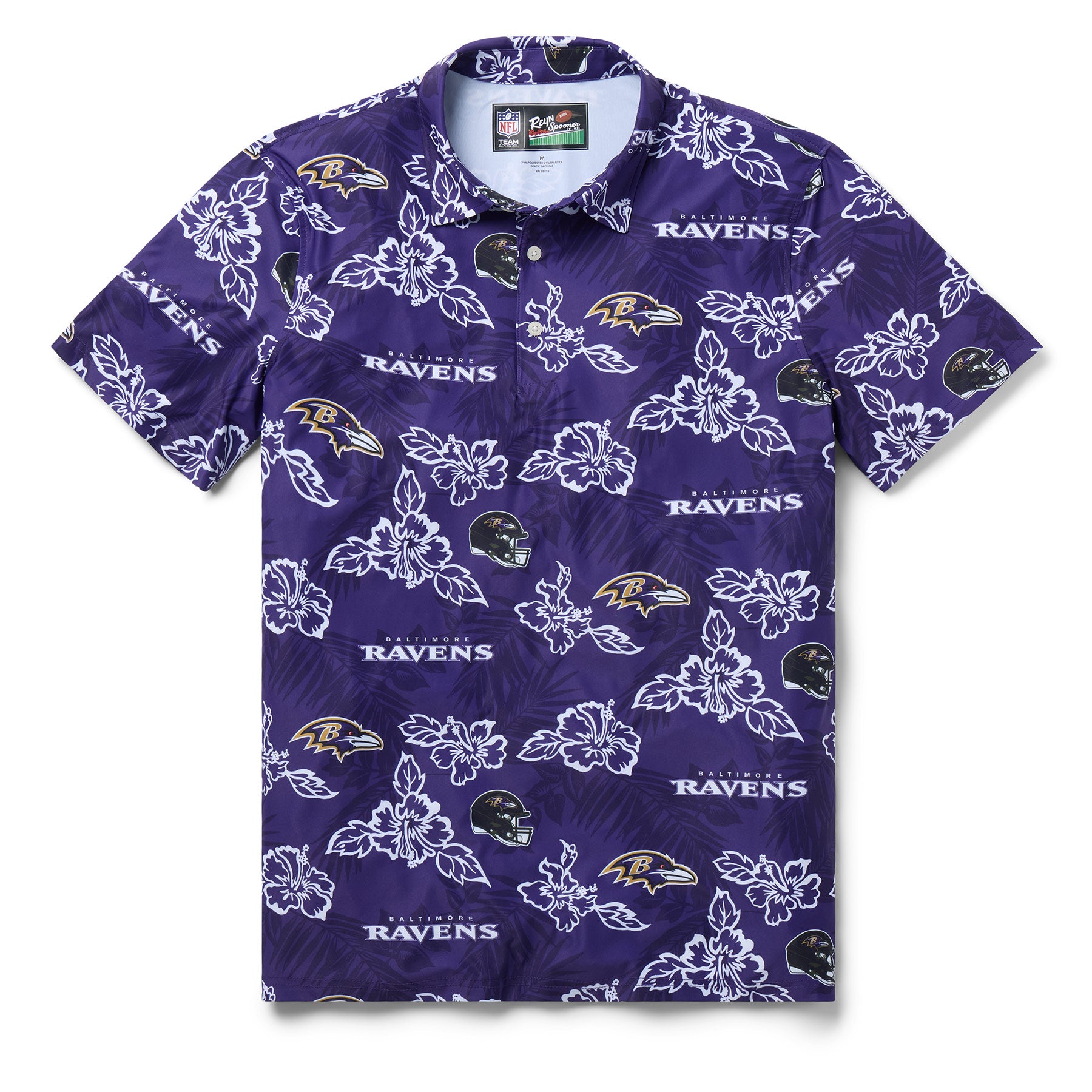 BALTIMORE RAVENS GAME DAY PERFORMANCE POLO – Reyn Spooner