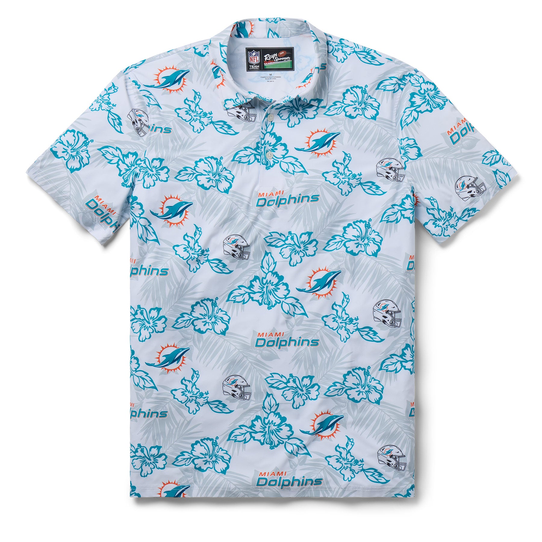 MIAMI DOLPHINS GAME DAY PERFORMANCE POLO – Reyn Spooner