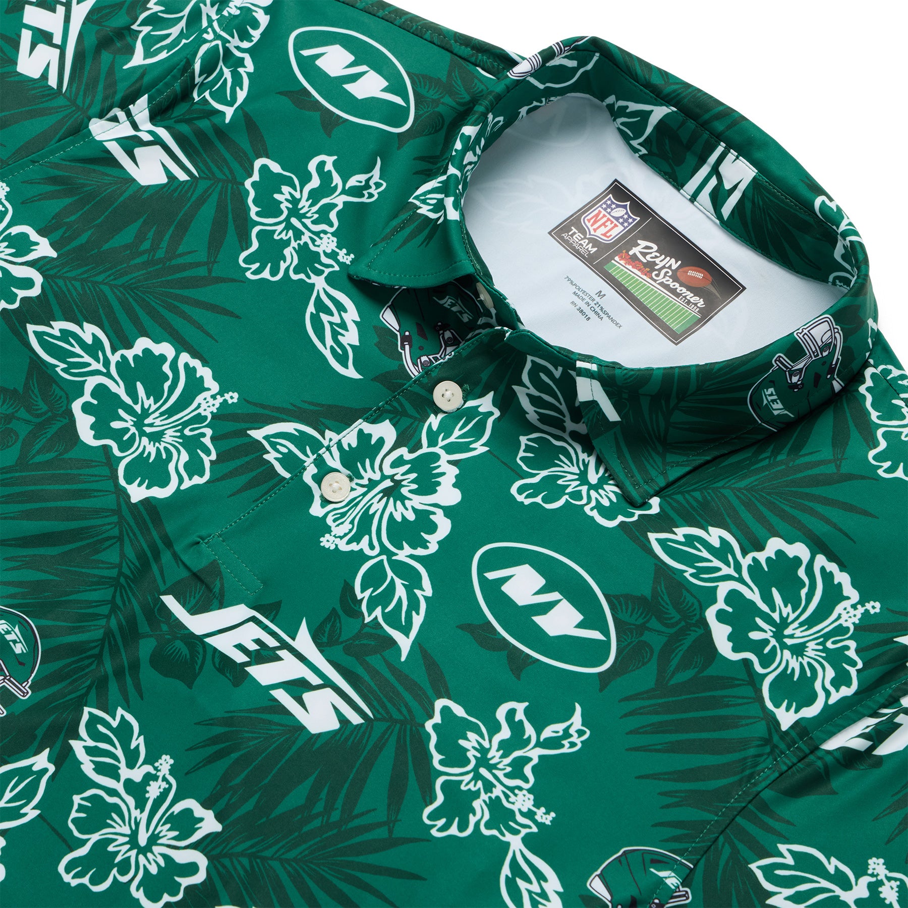 polo。Rシャンプー×3 NEW YORK JETS PUA PERFORMANCE POLO – Reyn Spooner
