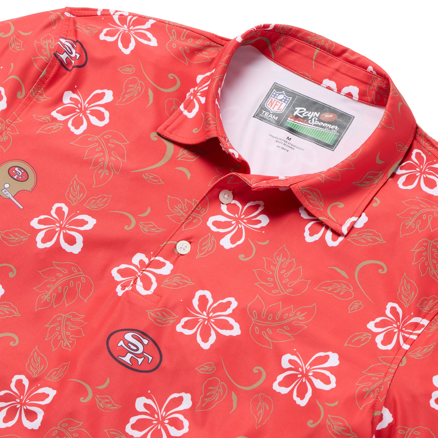 SAN FRANCISCO 49ERS THROWBACK PERFORMANCE POLO – Reyn Spooner
