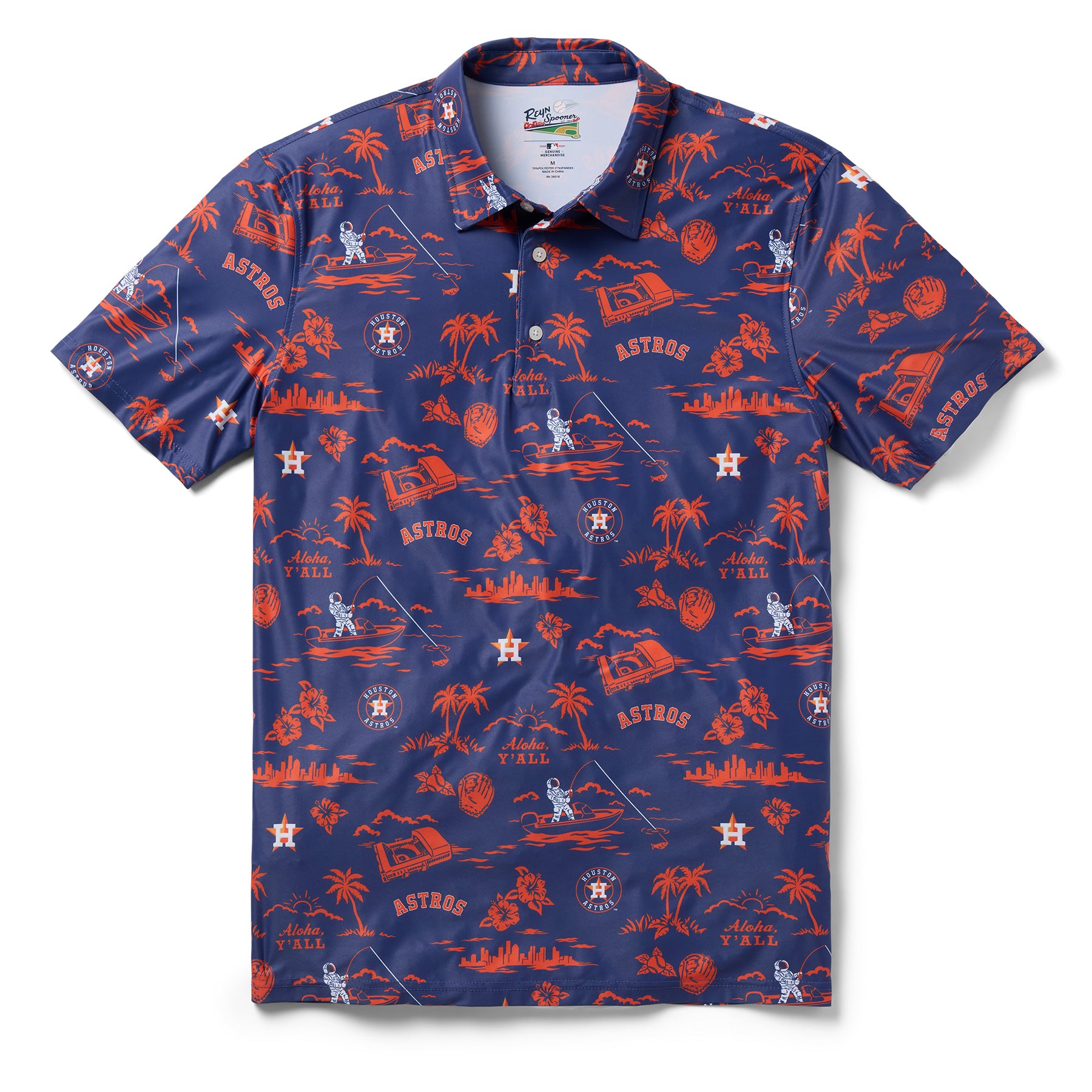 MLB® HOUSTON ASTROS HOMETOWN PERFORMANCE POLO – Reyn Spooner