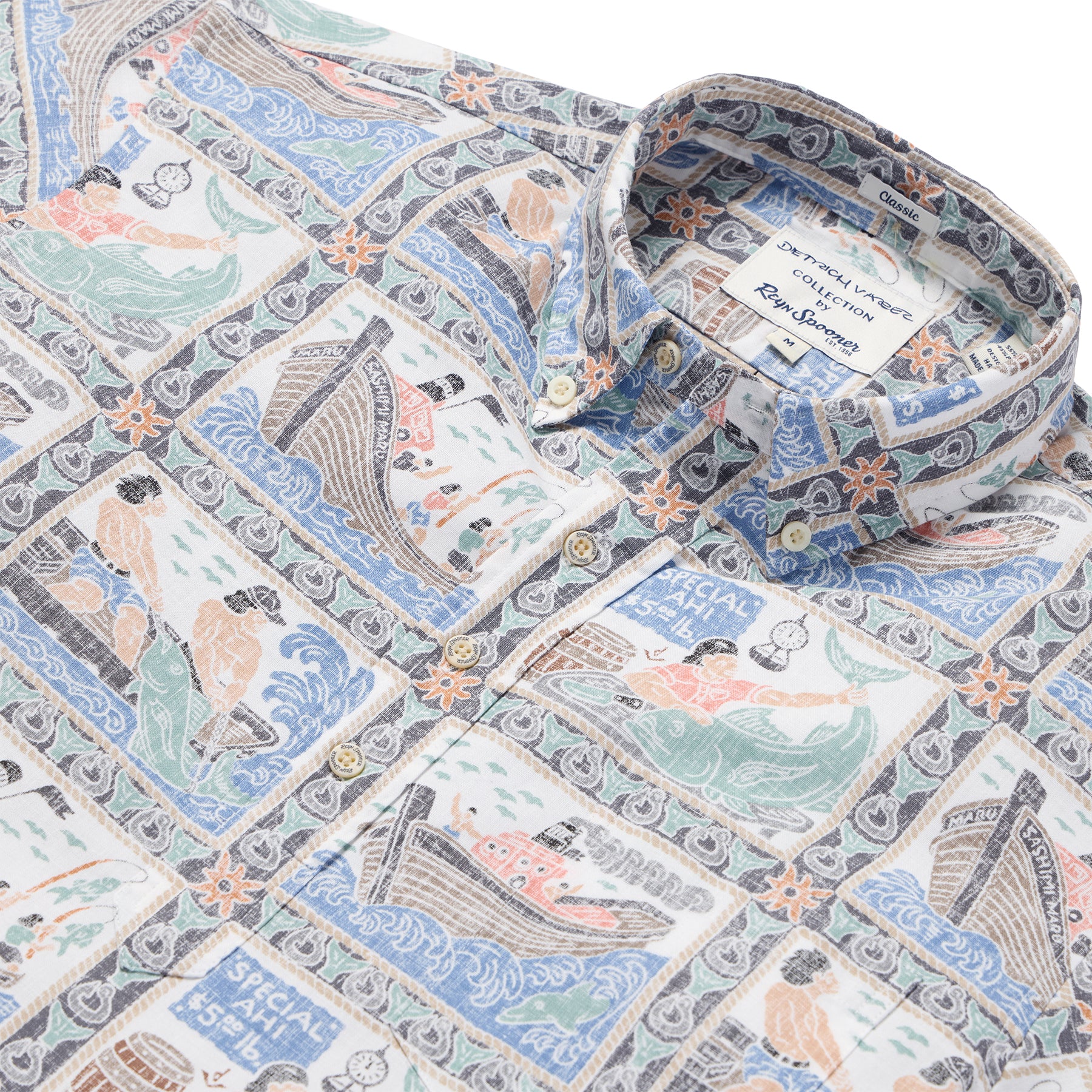 SASHIMI MARU MEN'S ALOHA SHIRT | Reyn Spooner