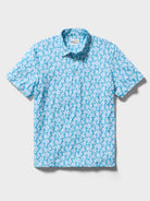 Reyn Spooner CAMELLIAS PERFORMANCE POLO in AQUA