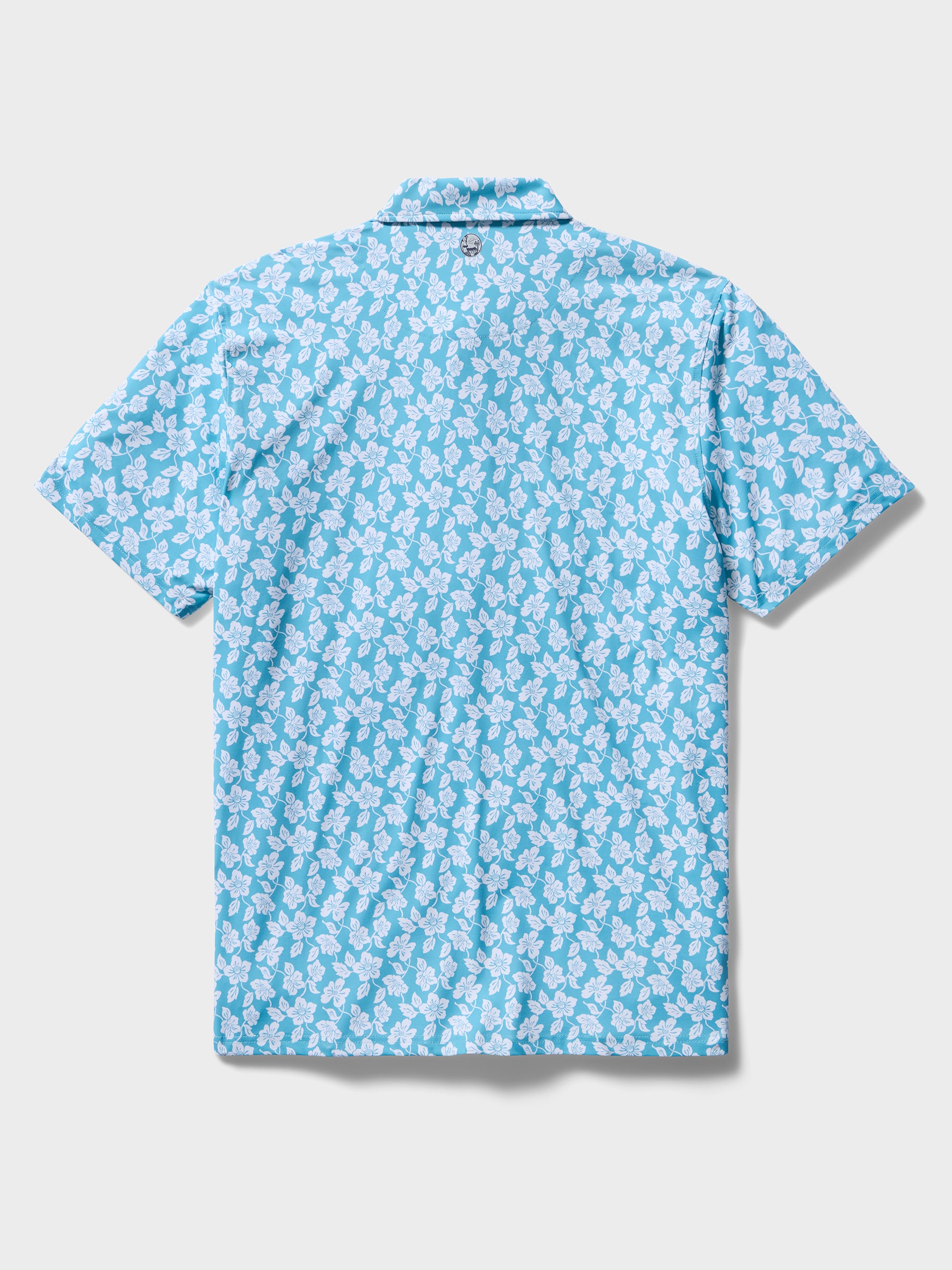 Reyn Spooner CAMELLIAS PERFORMANCE POLO in AQUA