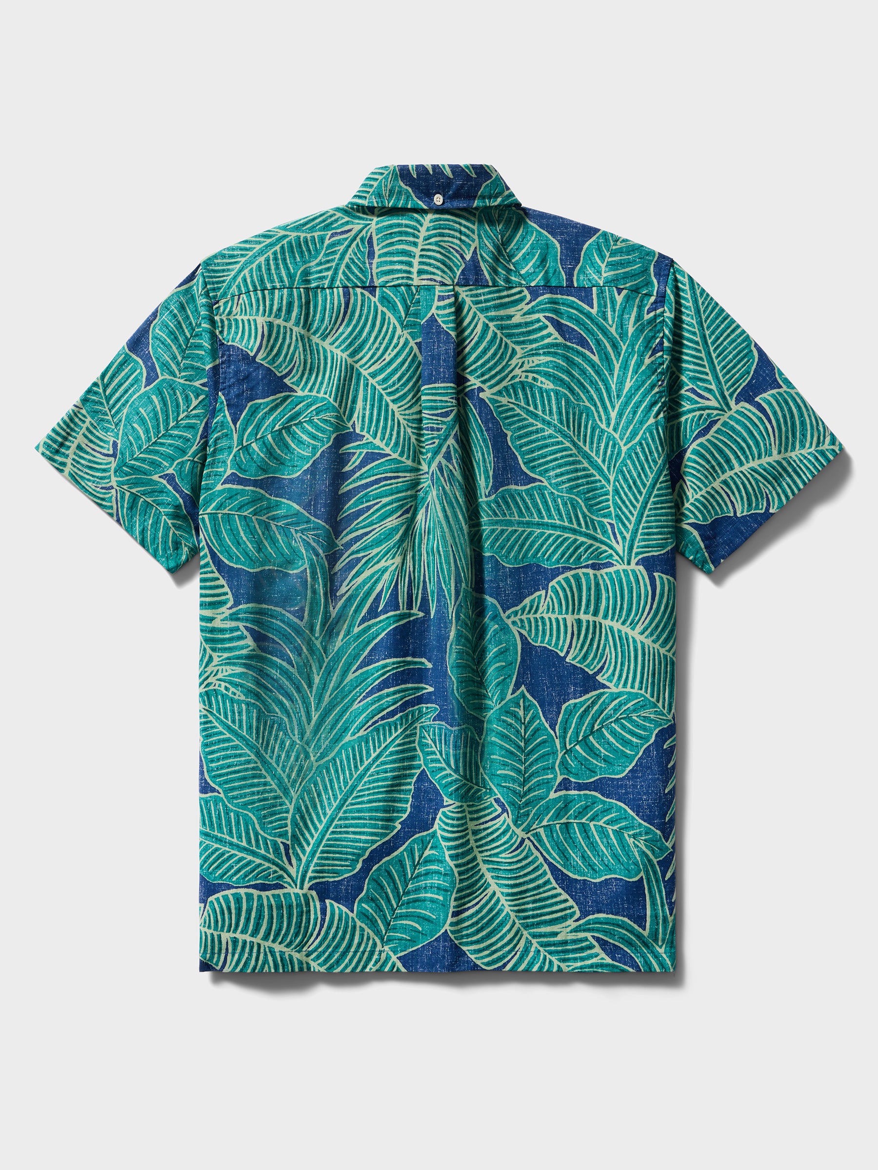 Reyn Spooner FOREST FOLIAGE BUTTON FRONT in NAVY
