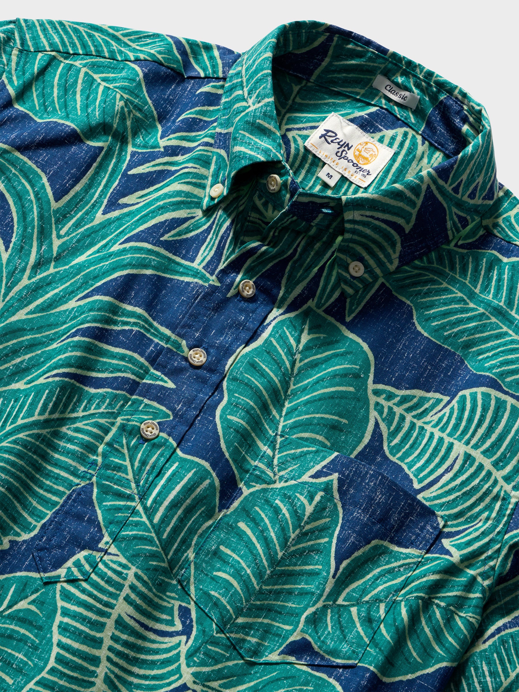 Reyn Spooner FOREST FOLIAGE PULLOVER in NAVY