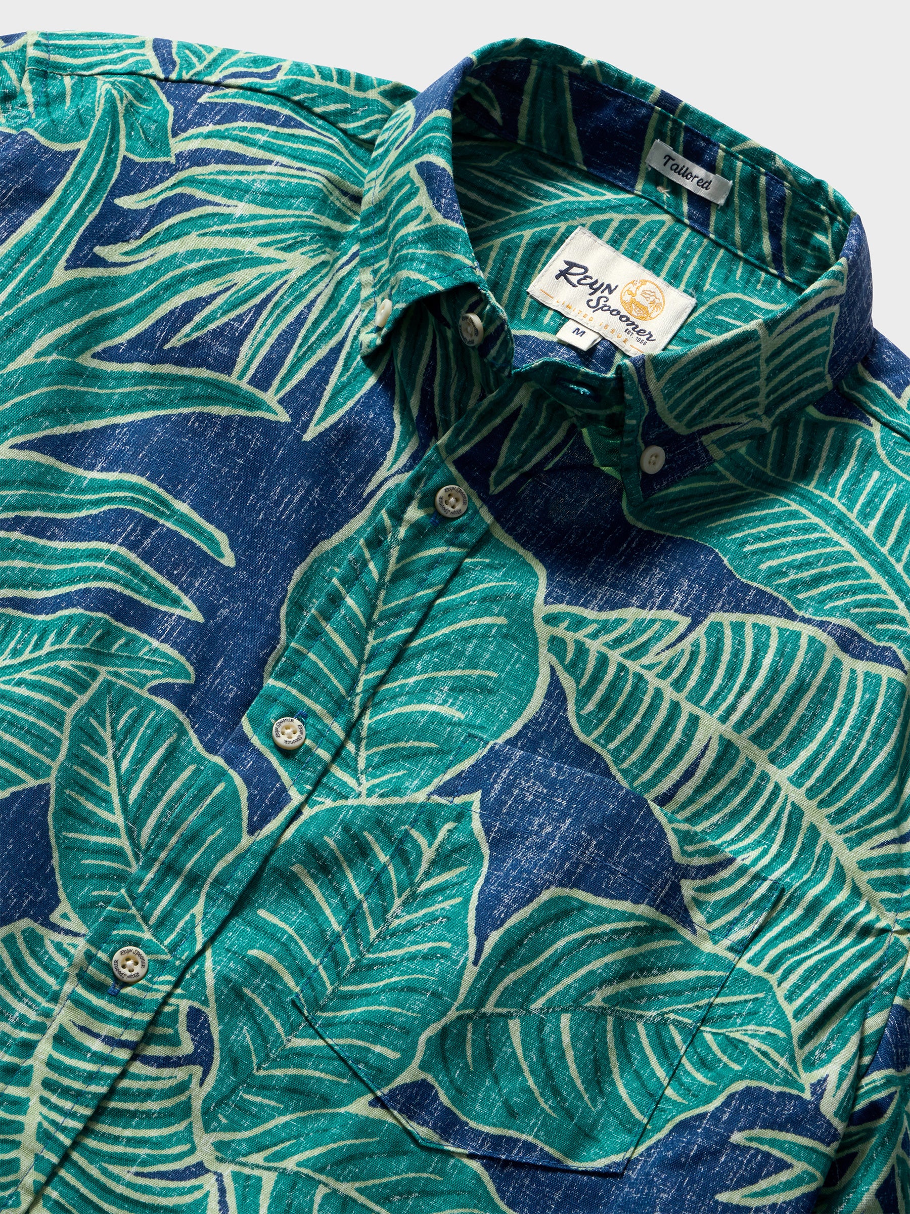 Reyn Spooner FOREST FOLIAGE TAILORED in NAVY
