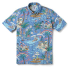 Reyn Spooner GRATEFUL DEAD "FAR OUT" BUTTON FRONT in BLUE HORIZON