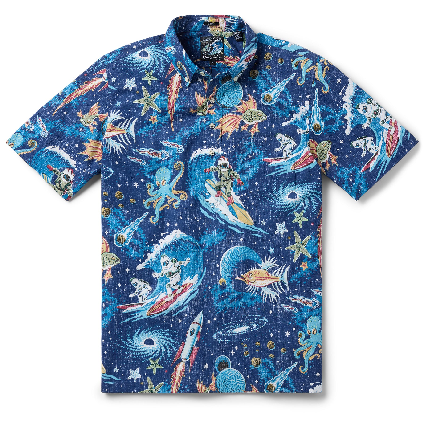 Reyn Spooner COSMOS CRUISIN' PULLOVER in NAVY