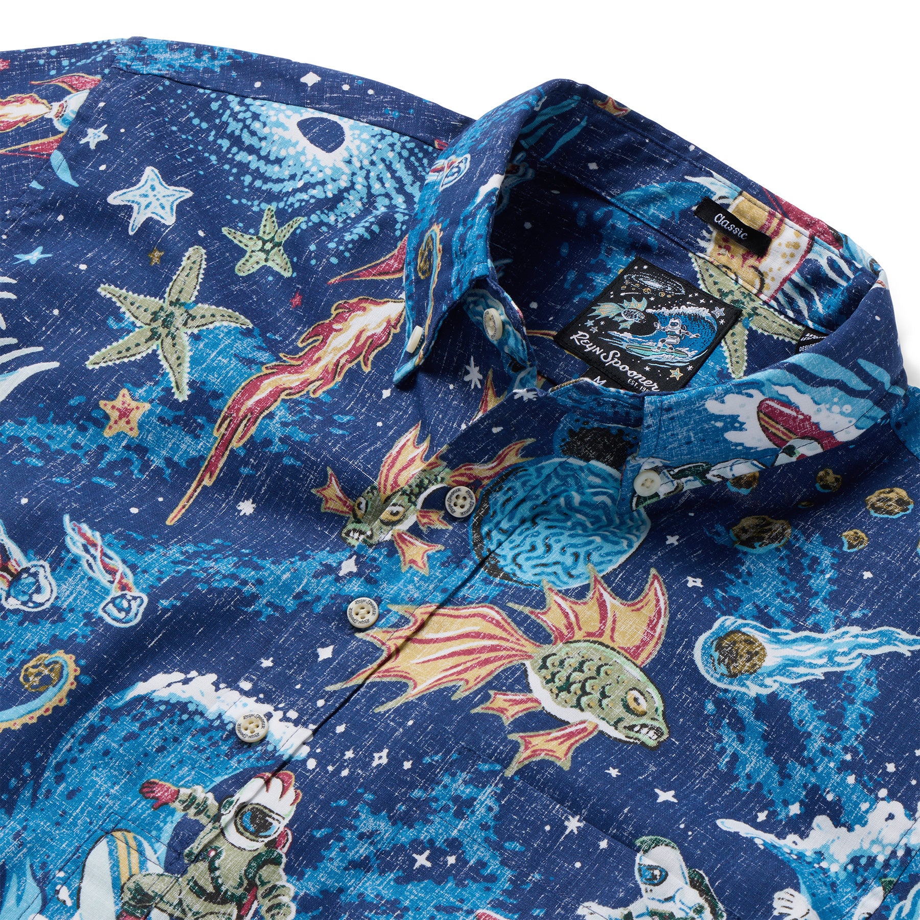 Reyn Spooner COSMOS CRUISIN' PULLOVER in NAVY