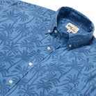 Reyn Spooner LOULU TRAIL PERFORMANCE ALOHA SHIRT in MID BLUE