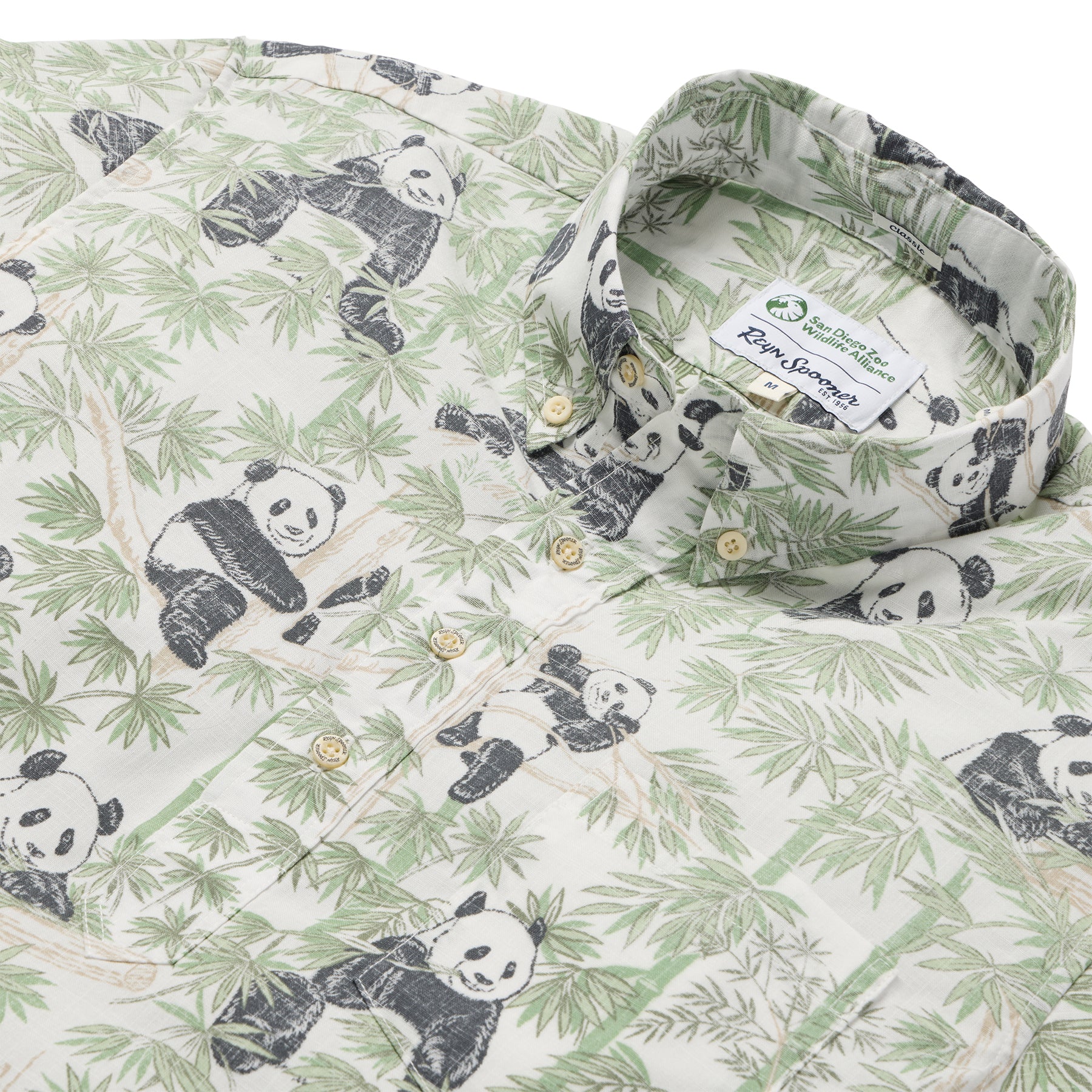【激レア】 Reyn Spooner PANDA EXPRESS アロハ パンダ SAN DIEGO ZOO PANDAS MEN'S ALOHA SHIRT | Reyn Spooner
