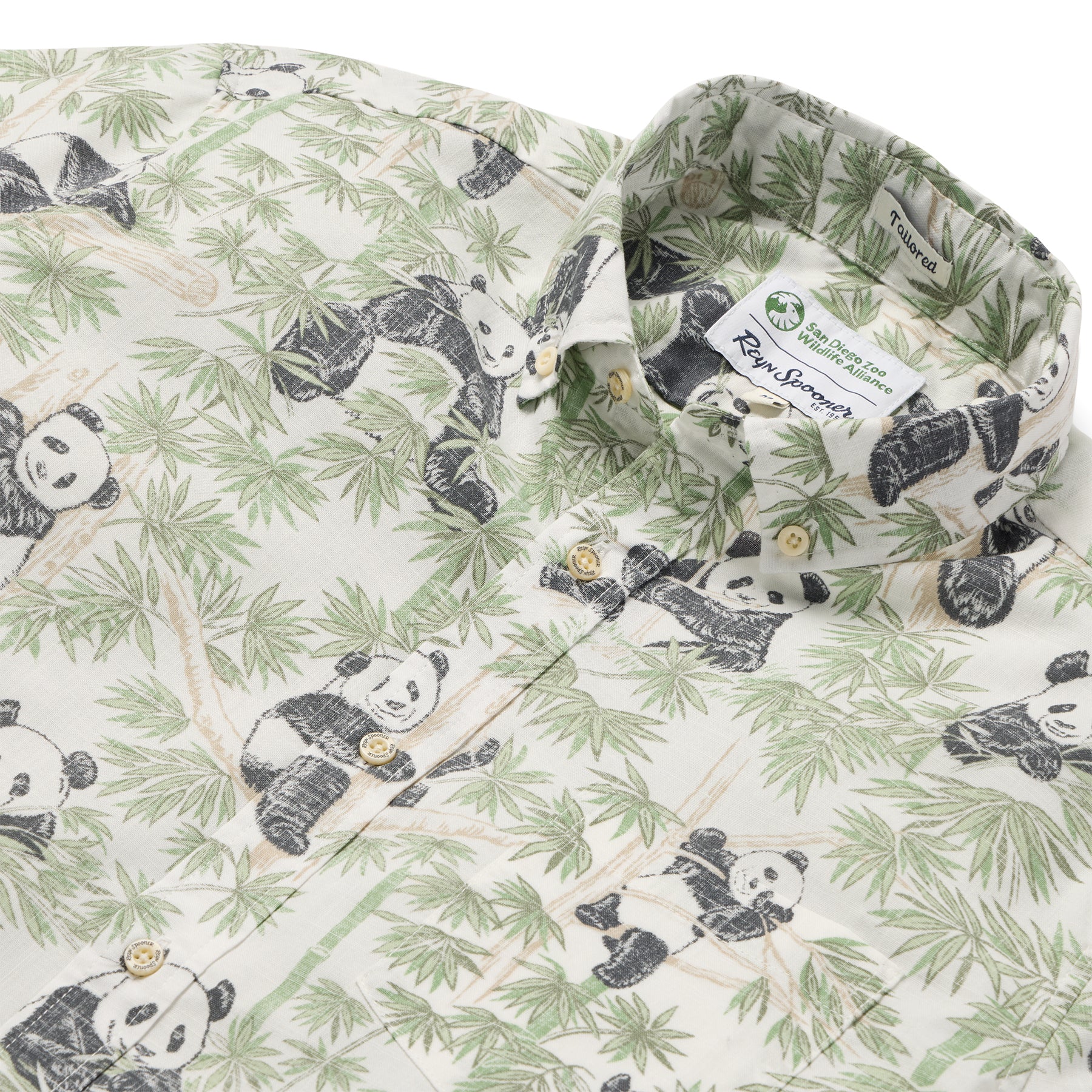 【激レア】 Reyn Spooner PANDA EXPRESS アロハ パンダ SAN DIEGO ZOO PANDAS MEN'S ALOHA SHIRT | Reyn Spooner