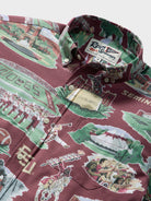 Reyn Spooner FLORIDA STATE UNIVERSITY SCENIC PERFORMANCE ALOHA SHIRT in GARNET