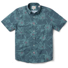 Reyn Spooner OMEO PERFORMANCE BUTTON FRONT in OLIVE