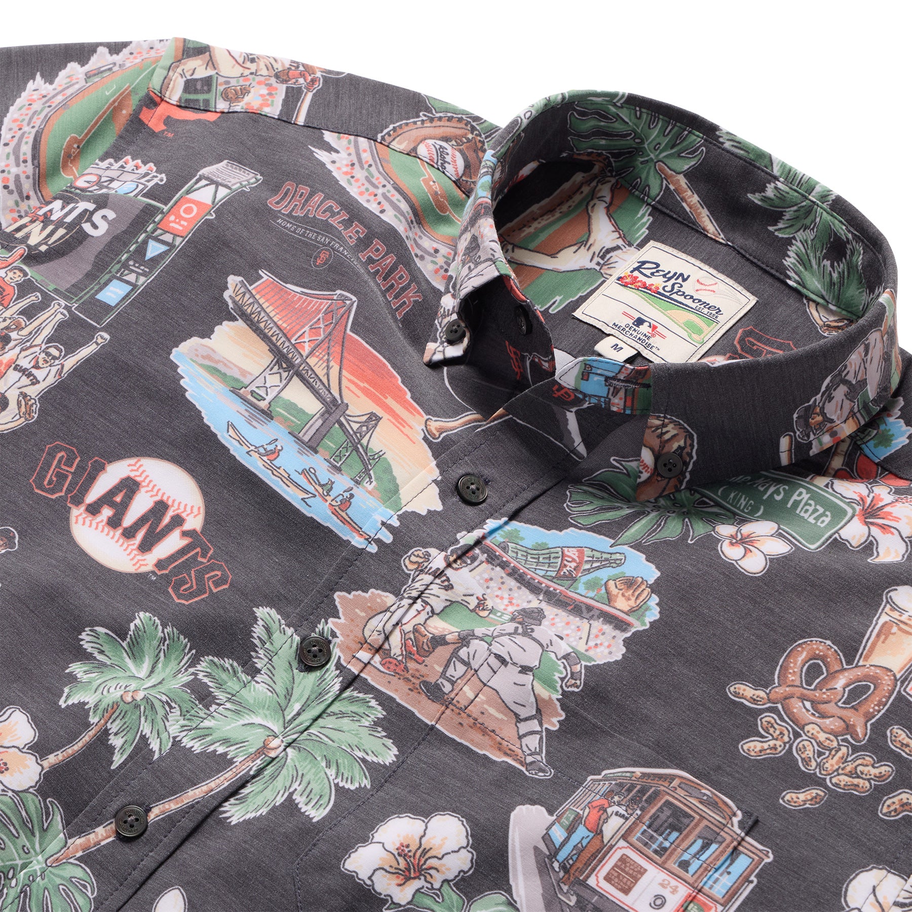 MLB® SAN FRANCISCO GIANTS SCENIC PERFORMANCE ALOHA SHIRT – Reyn