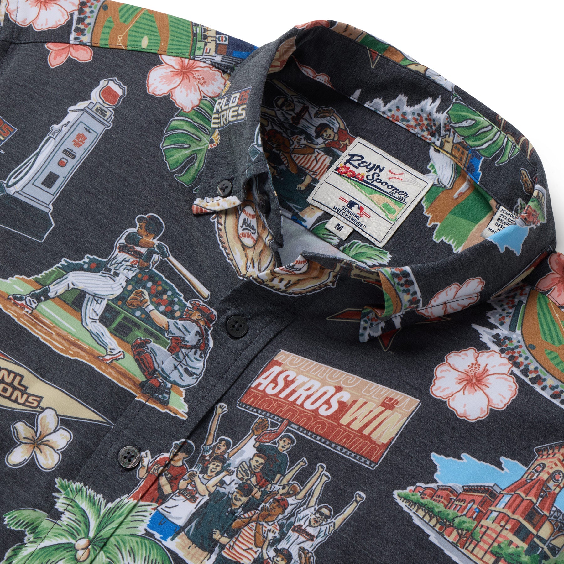MLB® HOUSTON ASTROS SCENIC PERFORMANCE ALOHA SHIRT – Reyn Spooner
