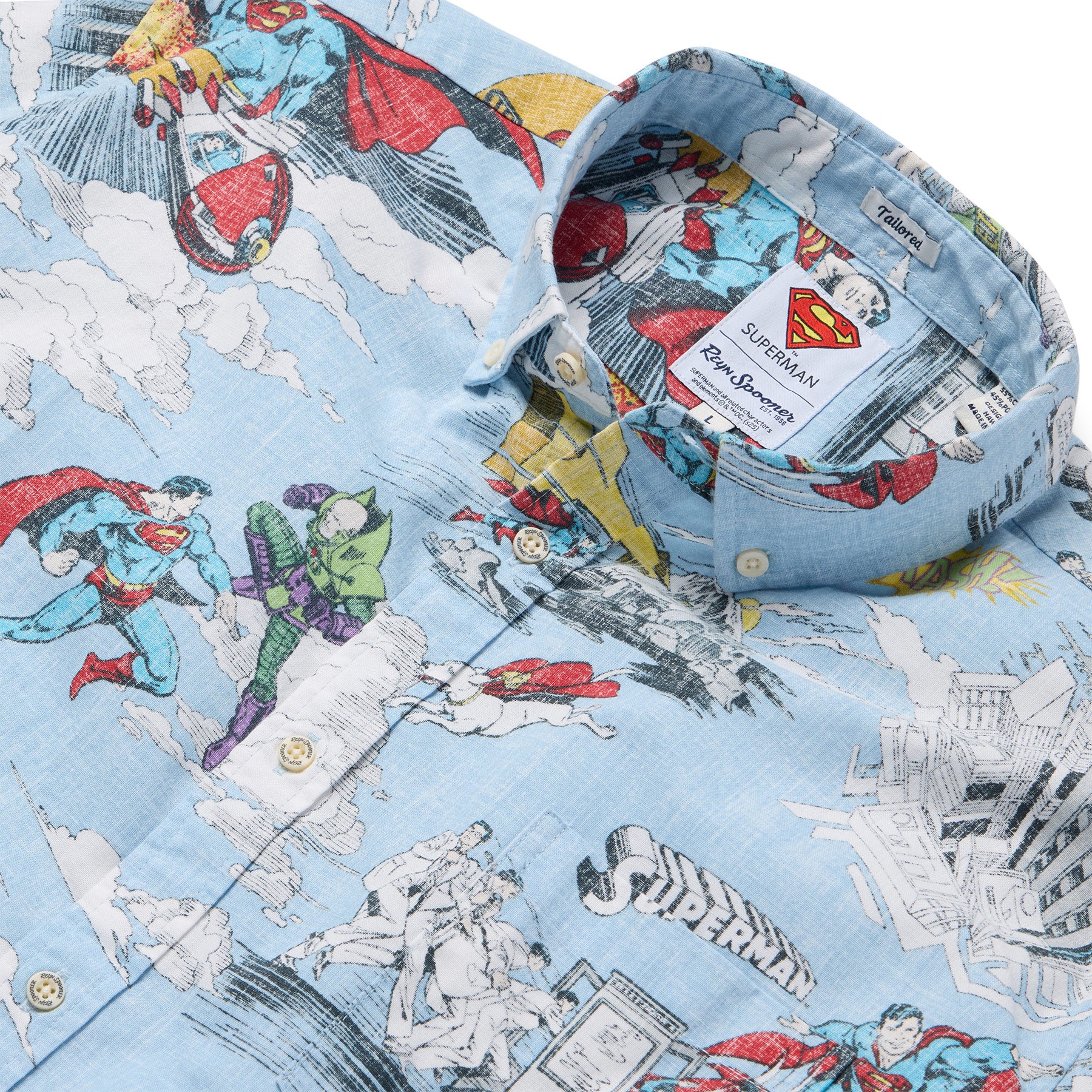 Reyn Spooner SUPERMAN TAILORED in BLUE