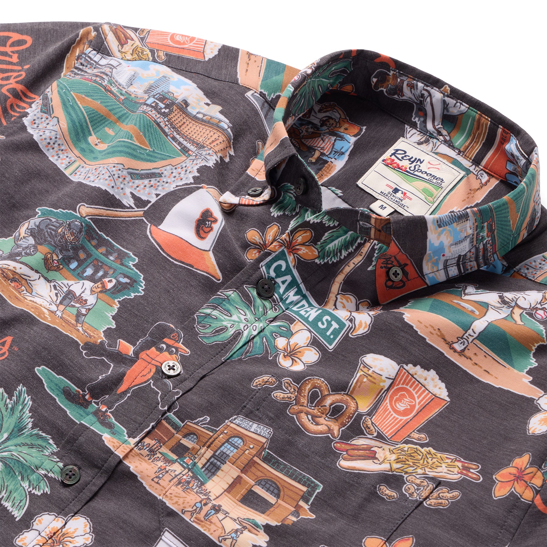 MLB® BALTIMORE ORIOLES SCENIC PERFORMANCE ALOHA SHIRT – Reyn Spooner