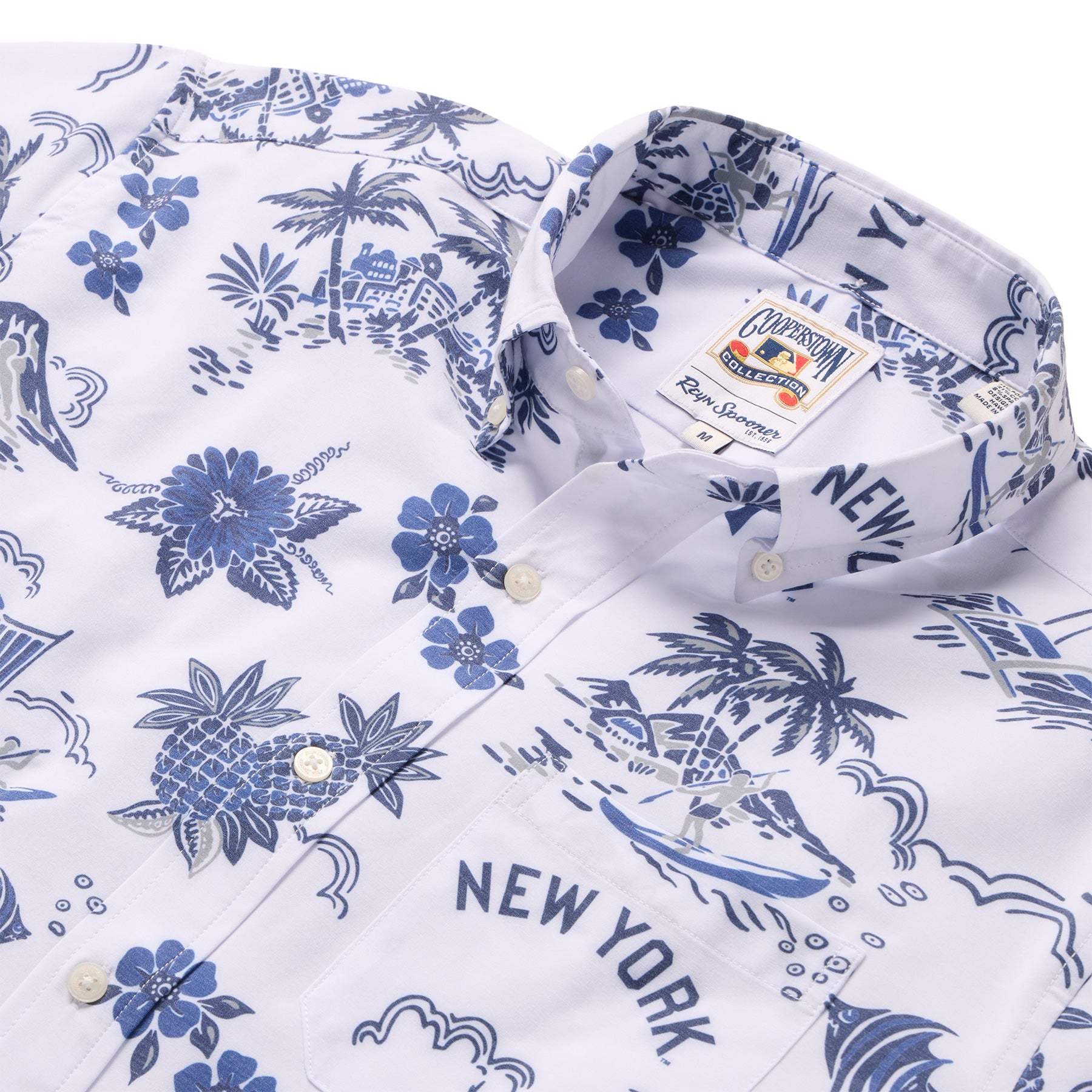 MLB® NEW YORK YANKEES COOPERSTOWN PERFORMANCE ALOHA SHIRT – Reyn