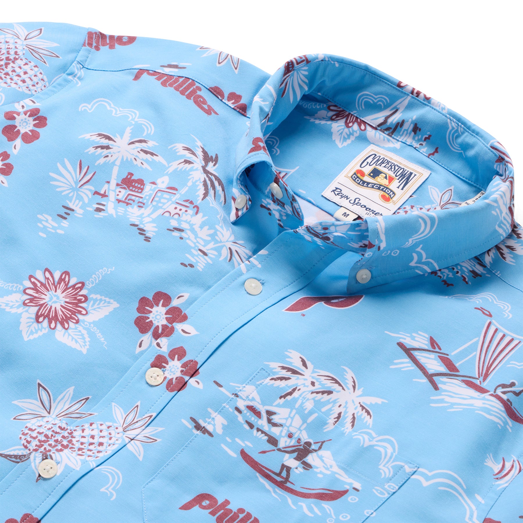 MLB® PHILADELPHIA PHILLIES COOPERSTOWN PERFORMANCE ALOHA SHIRT