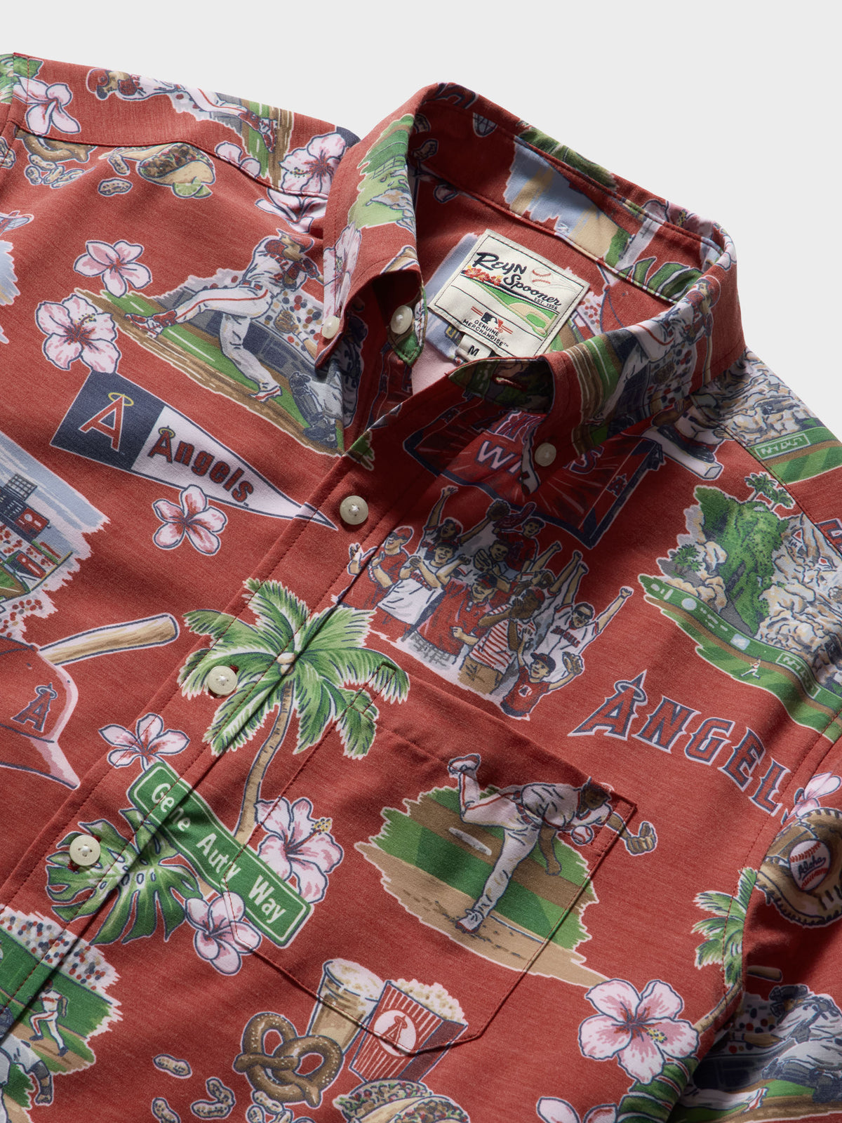Reyn Spooner MLB® LOS ANGELES ANGELS SCENIC PERFORMANCE ALOHA SHIRT in SCENIC