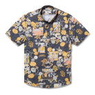 Reyn Spooner MLB® SAN DIEGO PADRES DÍA DE LOS MUERTOS PERFORMANCE BUTTON FRONT in BLACK