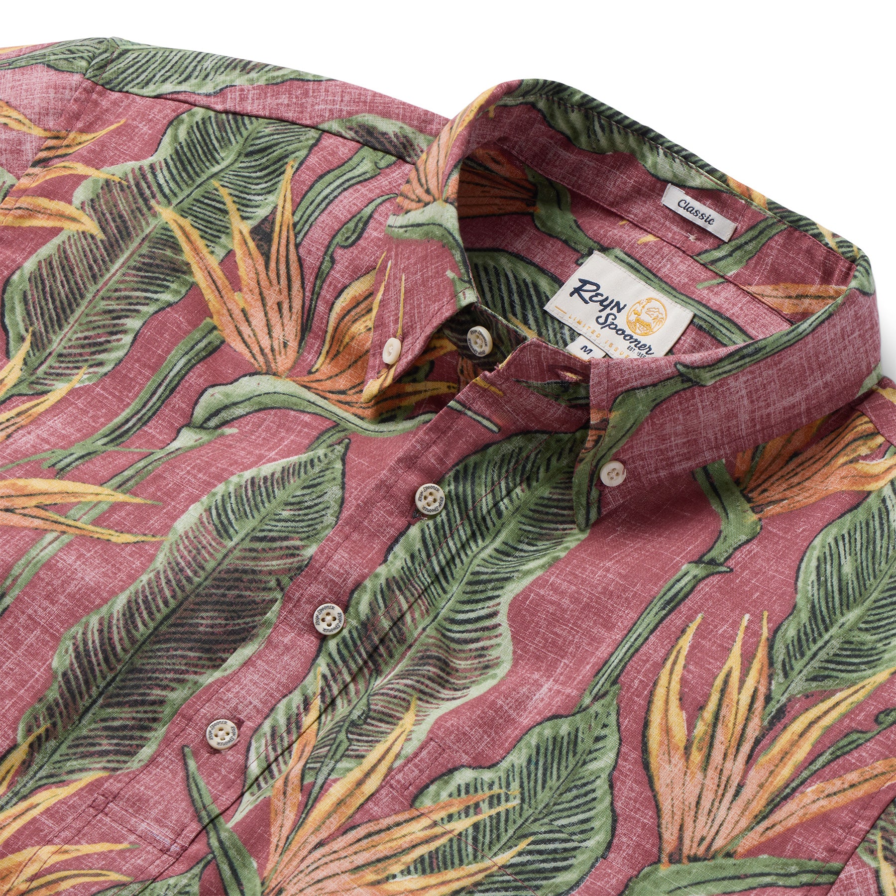 Reyn Spooner BIRDS IN BLOOM PULLOVER in APPLE