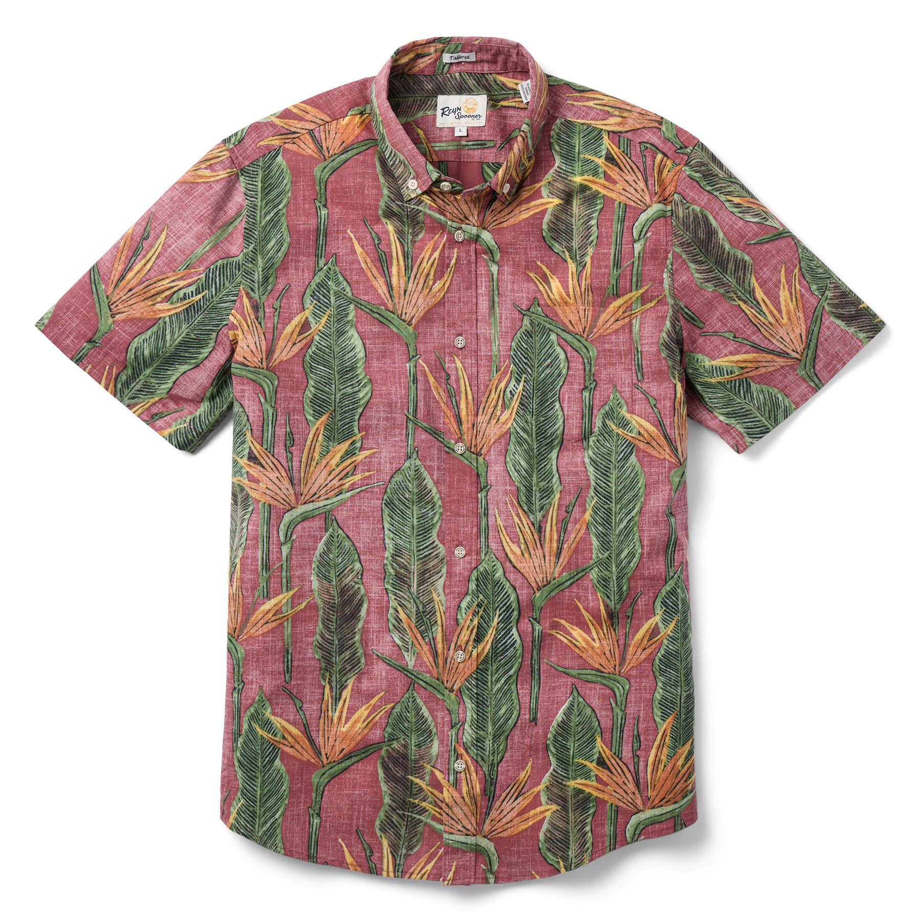 Reyn Spooner BIRDS IN BLOOM TAILORED in APPLE