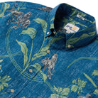 Reyn Spooner YEAR OF THE HORSE 2026 BUTTON FRONT in DARK TEAL