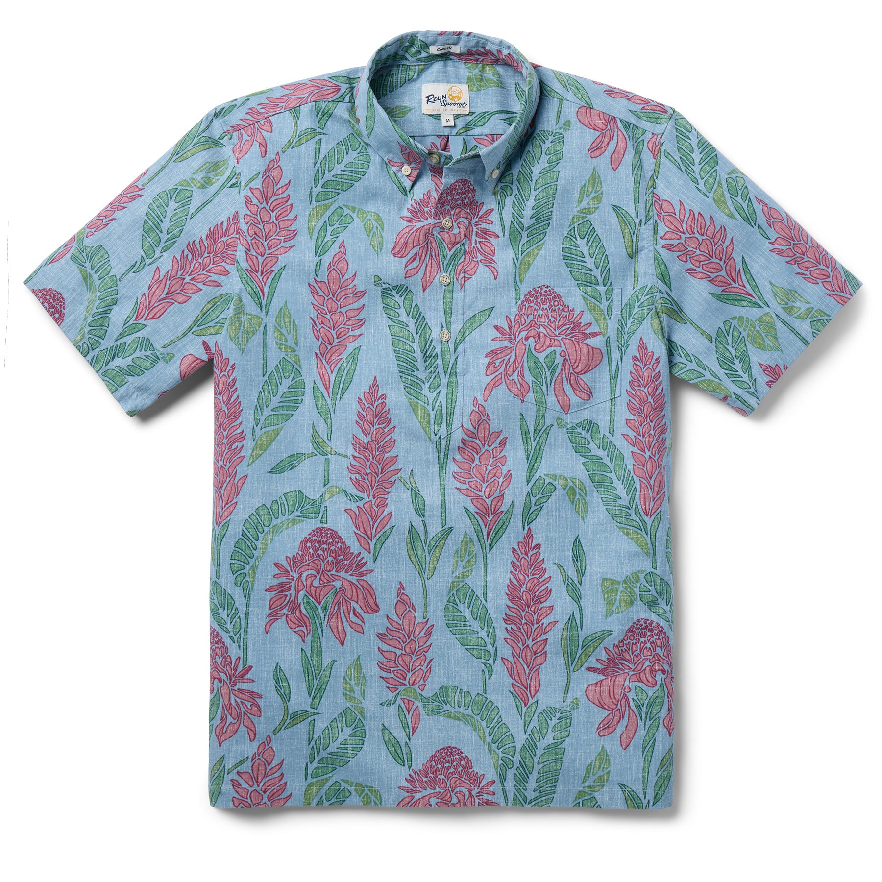 Reyn Spooner GINGER BURST PULLOVER in DUSTY BLUE