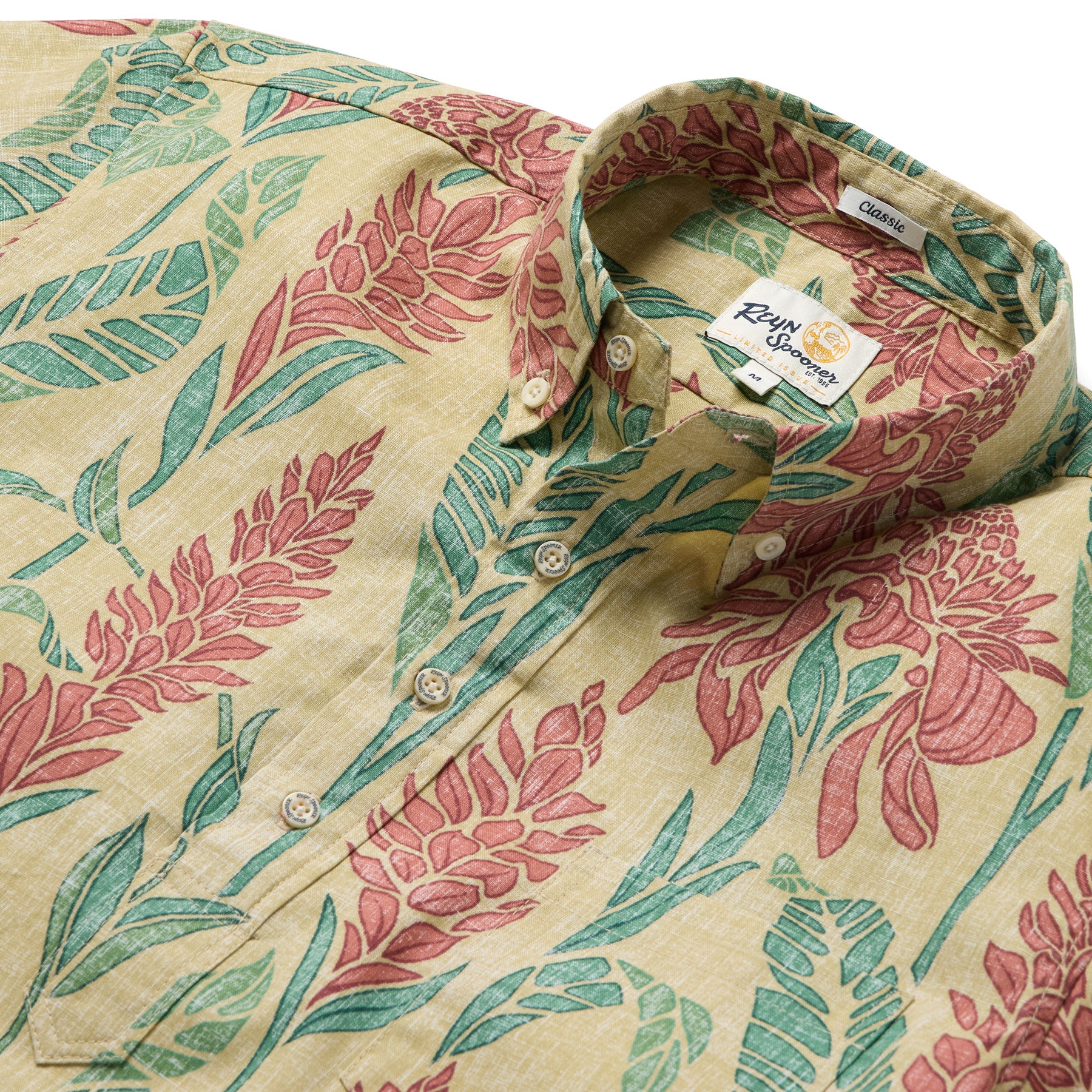 Reyn Spooner GINGER BURST PULLOVER in PALE OLIVE