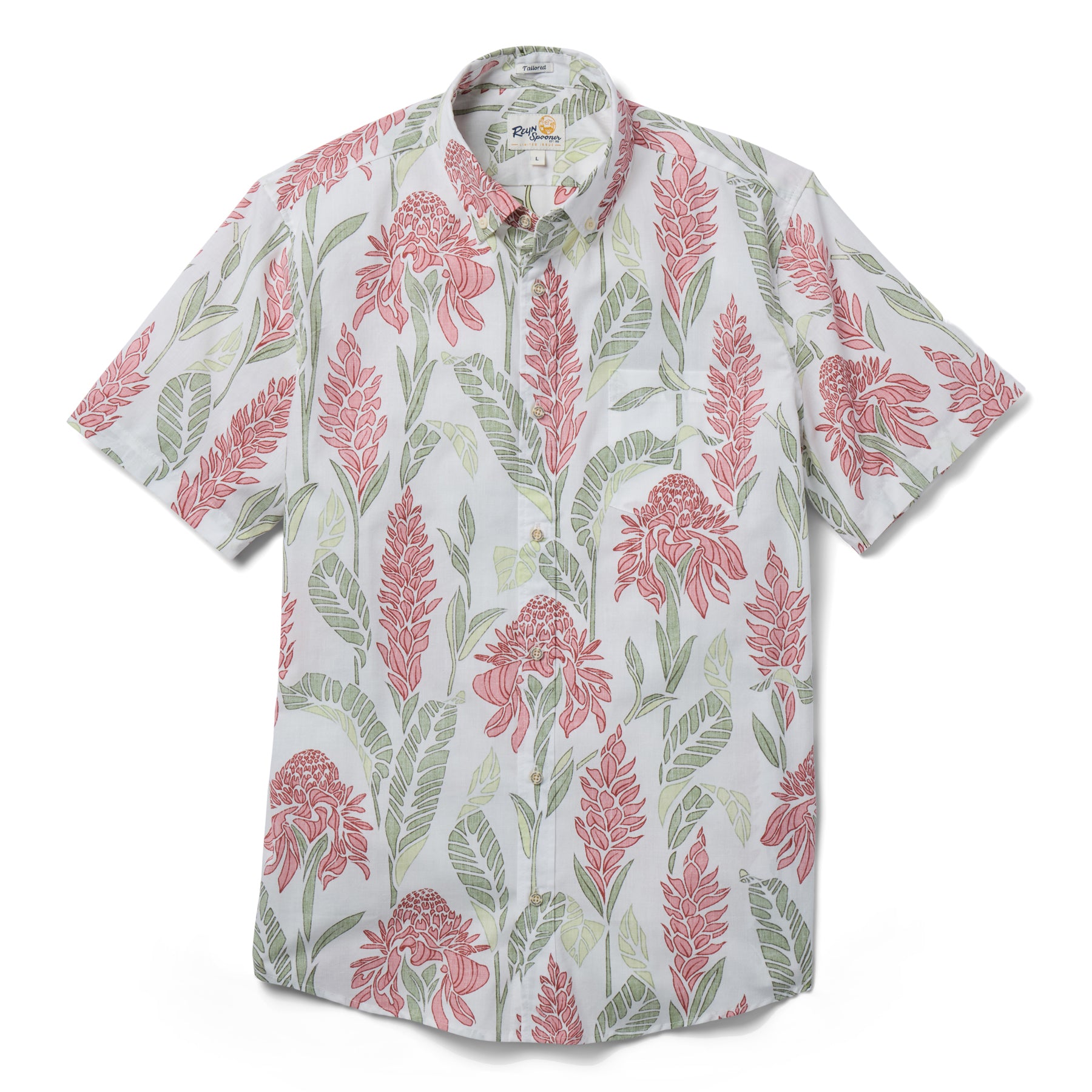 Reyn Spooner GINGER BURST TAILORED in WHITE