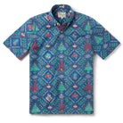 Reyn Spooner HAWAIIAN CHRISTMAS 2025 BUTTON FRONT in NAVY