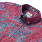 Reyn Spooner HIBISCUS BLISS PULLOVER in MAROON