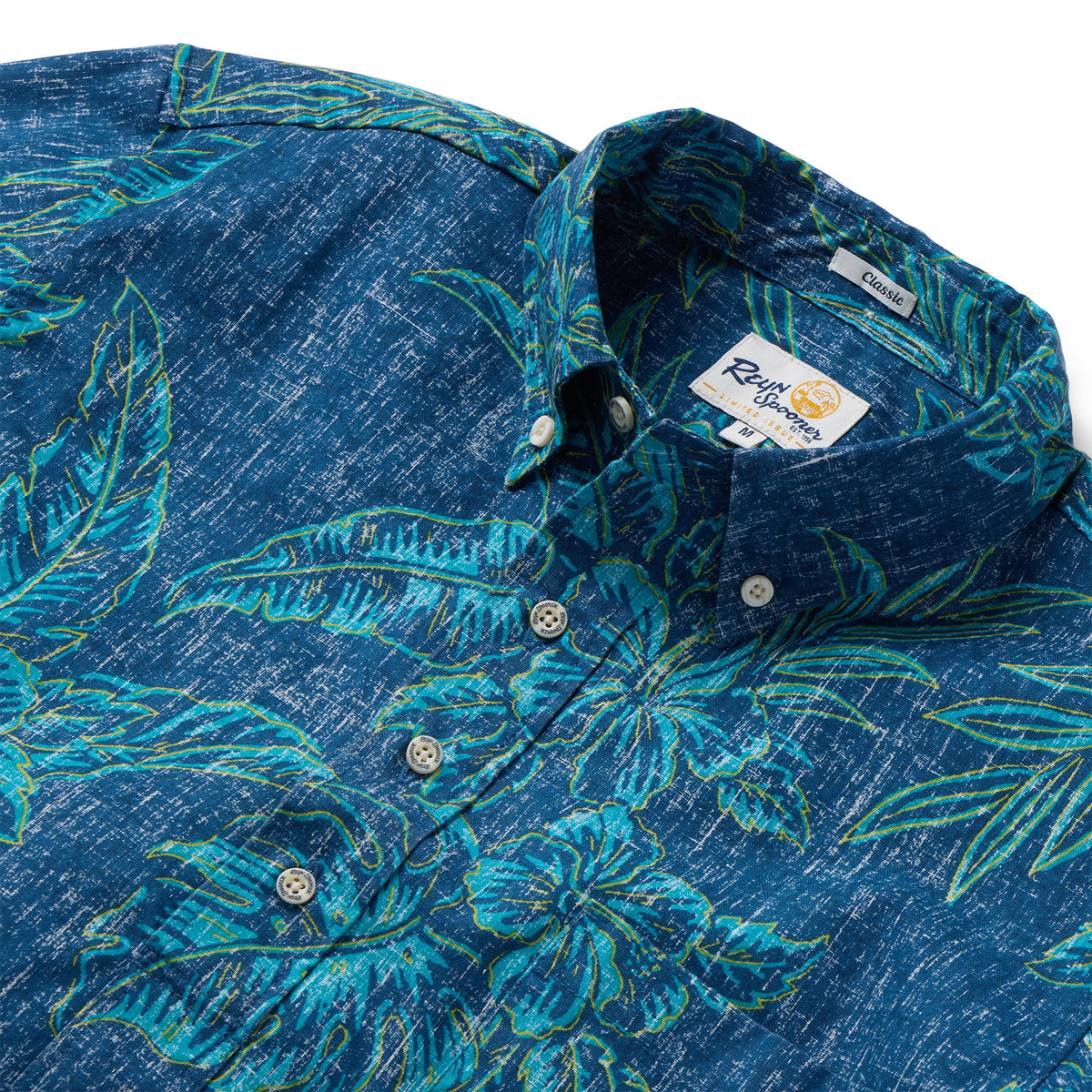 Reyn Spooner HIBISCUS BLISS PULLOVER in ORION BLUE