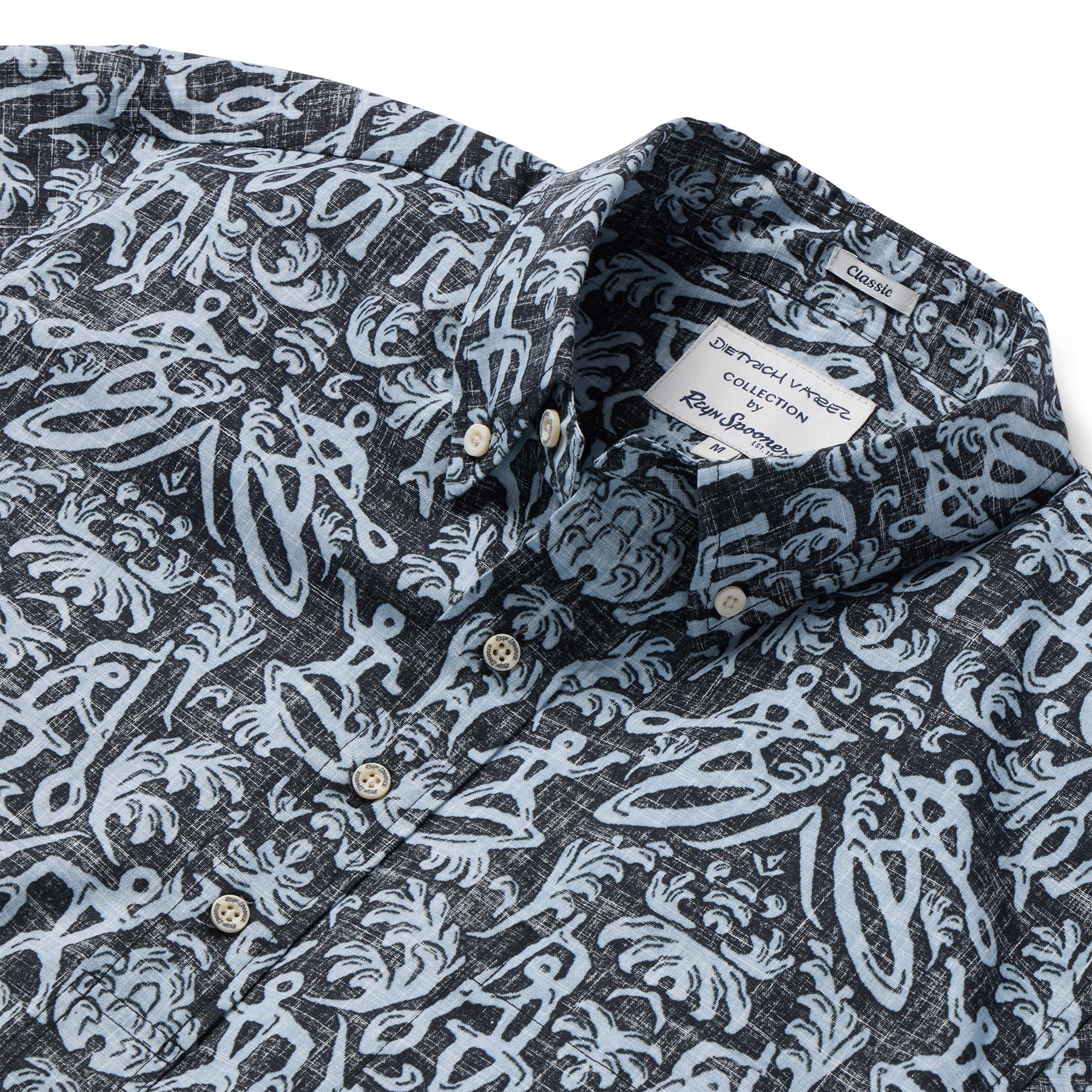 Reyn Spooner KI'I PULLOVER in BLACK