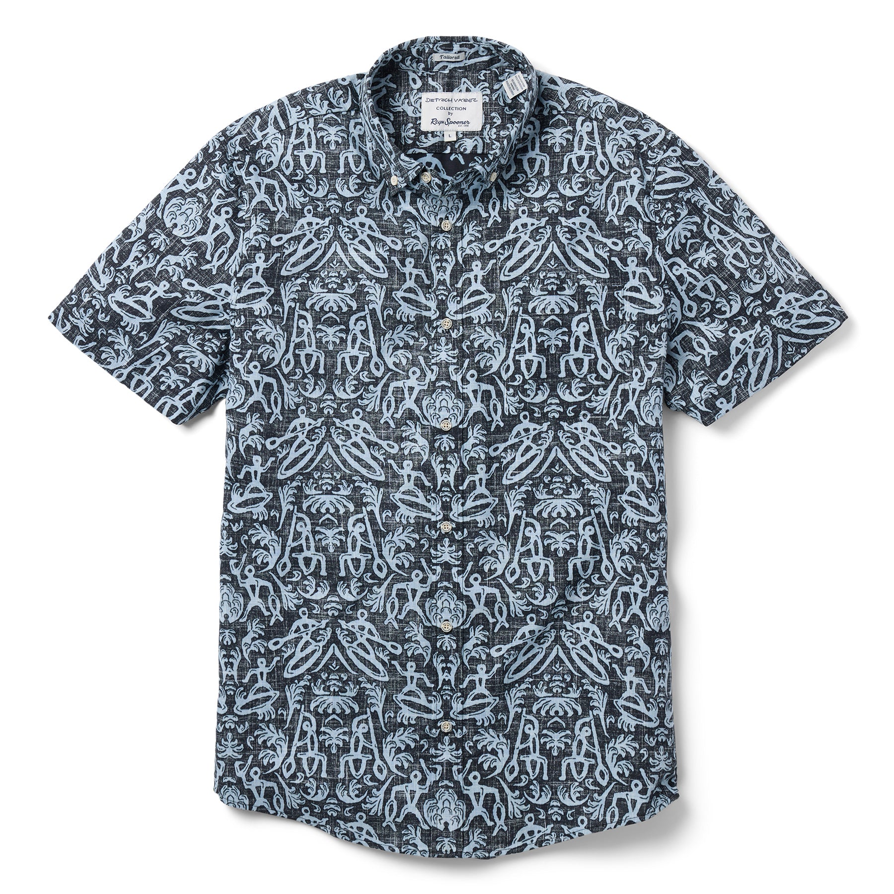 Reyn Spooner KI'I TAILORED in BLACK