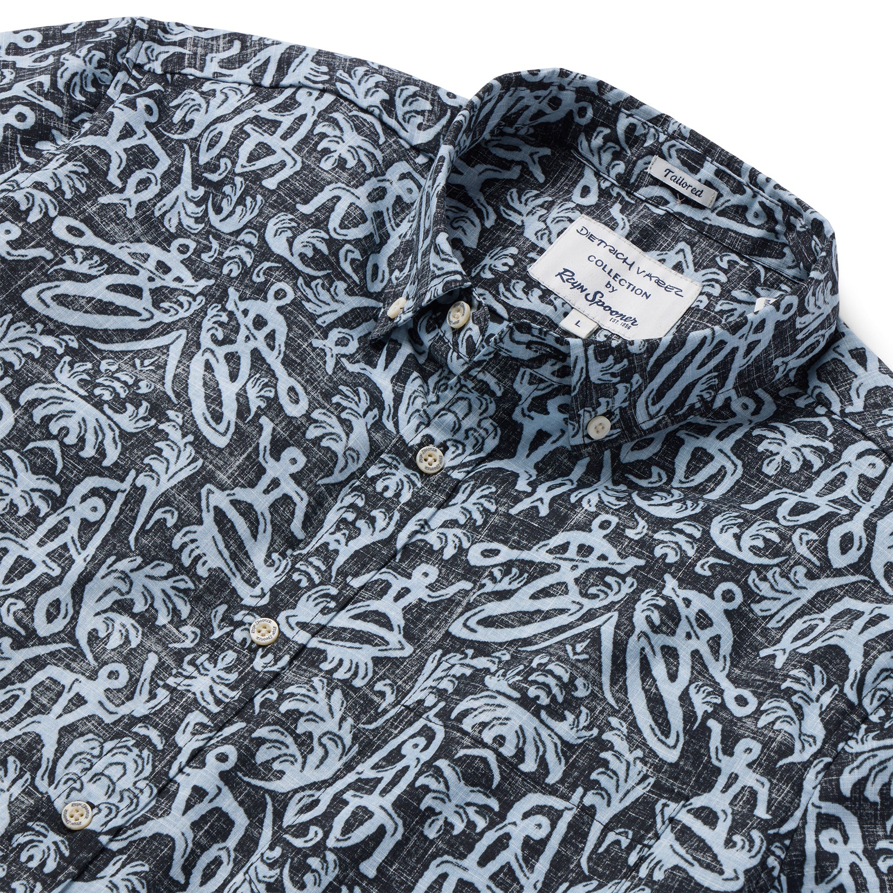 Reyn Spooner KI'I TAILORED in BLACK