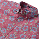 Reyn Spooner MAKAPU'U BUTTON FRONT in MAROON