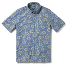 Reyn Spooner MAKAPU'U BUTTON FRONT in TWILIGHT BLUE