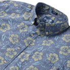 Reyn Spooner MAKAPU'U BUTTON FRONT in TWILIGHT BLUE