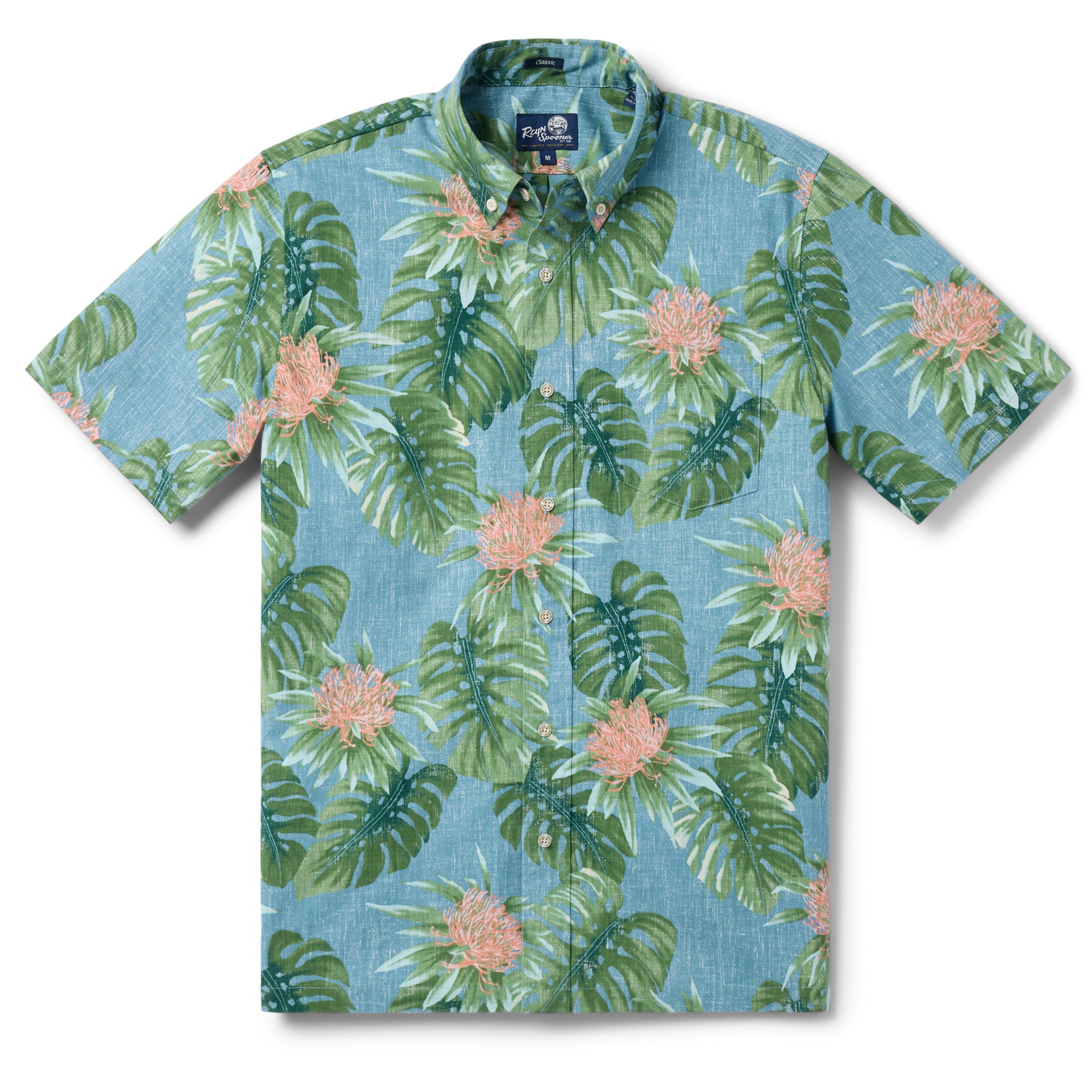 Reyn Spooner MAKENA BUTTON FRONT in SURF BLUE