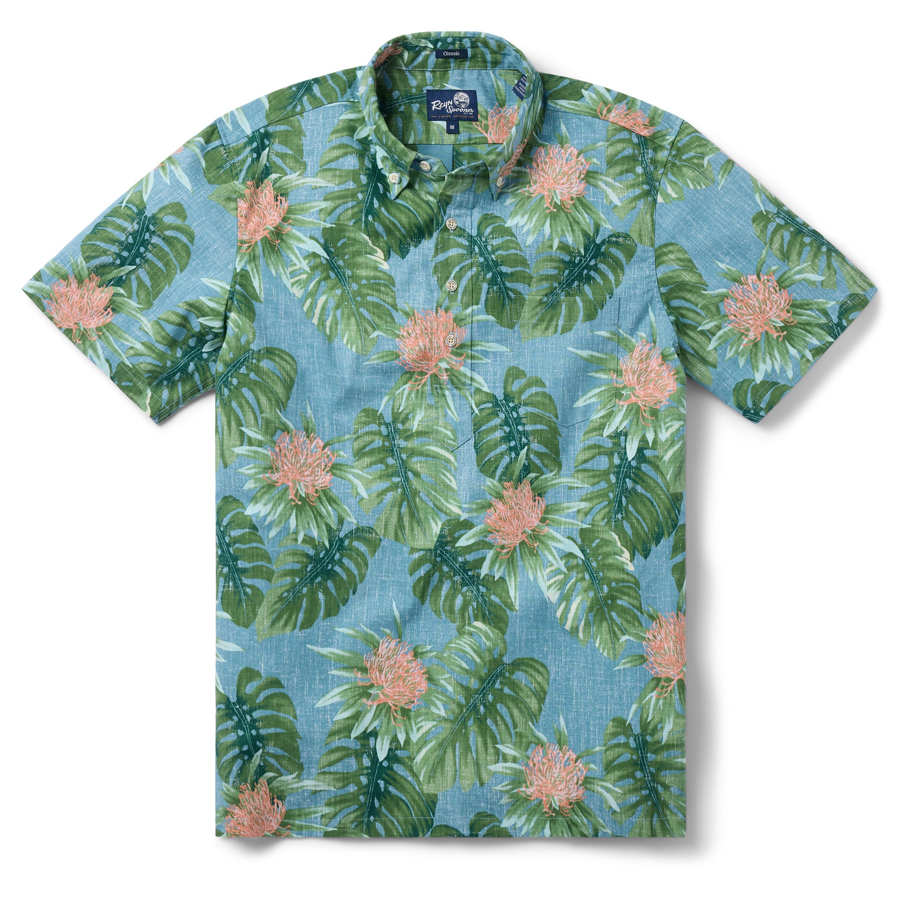 Reyn Spooner MAKENA PULLOVER in SURF BLUE