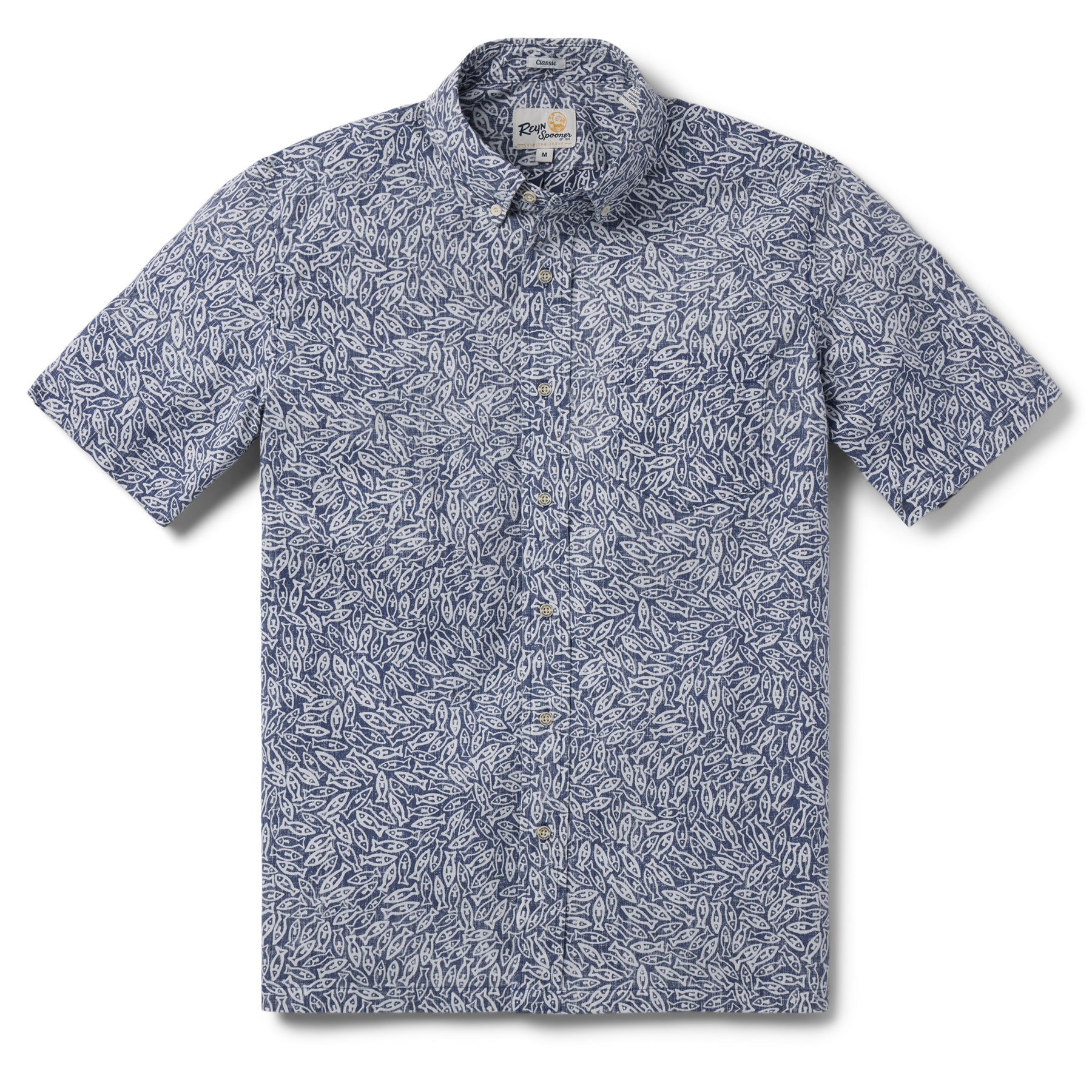 Reyn Spooner SCHOOL DAY BUTTON FRONT in DARK LAVENDER