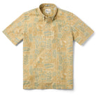 Reyn Spooner TAHITIAN TAPA PULLOVER in DUSTY YELLOW