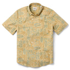 Reyn Spooner TAHITIAN TAPA TAILORED in DUSTY YELLOW