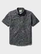 Reyn Spooner BIG BLOOMS PERFORMANCE ALOHA SHIRT in Black