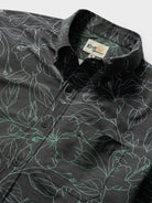 Reyn Spooner BIG BLOOMS PERFORMANCE ALOHA SHIRT in Black