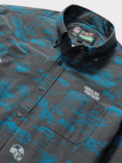 Reyn Spooner CAROLINA PANTHERS GAME DAY PERFORMANCE ALOHA SHIRT in BLACK